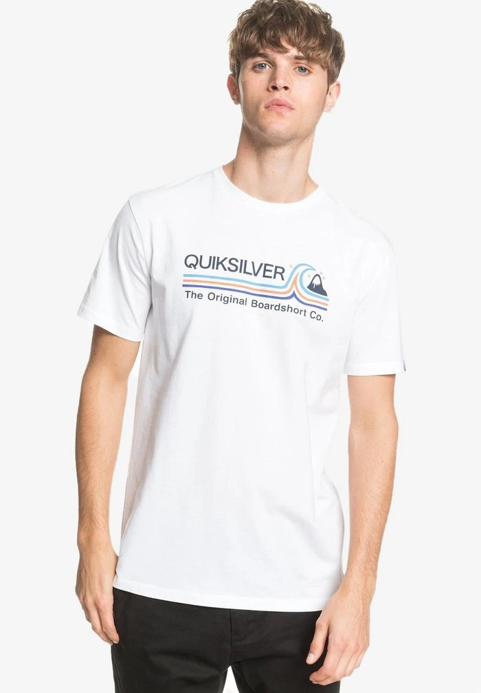 Quiksilver STONE COLD CLASSIC - T-shirt Imprimé - White 3 Quiksilver STONE COLD CLASSIC - T-shirt Imprimé - White