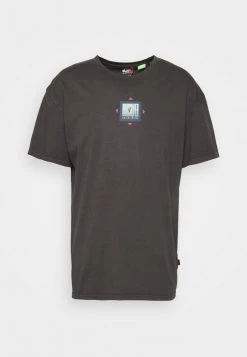 Quiksilver MOUNTAIN RISE TEES - T-shirt Imprimé - Phantom -Quiksilver Soldes d12e2d737c97413782b26fc8b6963eda