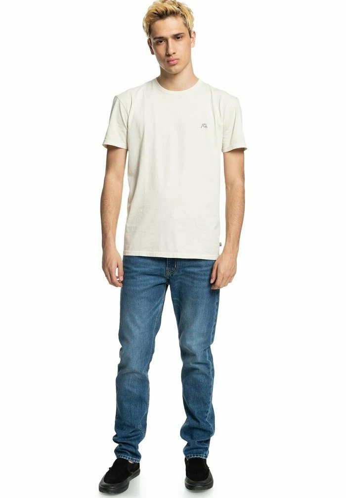 BUBBLE EMBROIDERY - T-shirt basique - oatmeal Quiksilver BUBBLE EMBROIDERY - T-shirt Basique - Oatmeal -Quiksilver Soldes d1438dd72c1d4ccf8a85822eebeb9122