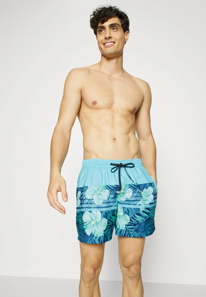 EVERYDAY FLORAL STRIPE - Short de bain - blue Quiksilver EVERYDAY FLORAL STRIPE - Short De Bain - Blue -Quiksilver Soldes d2372c578d074e2dacb64c00323a324d