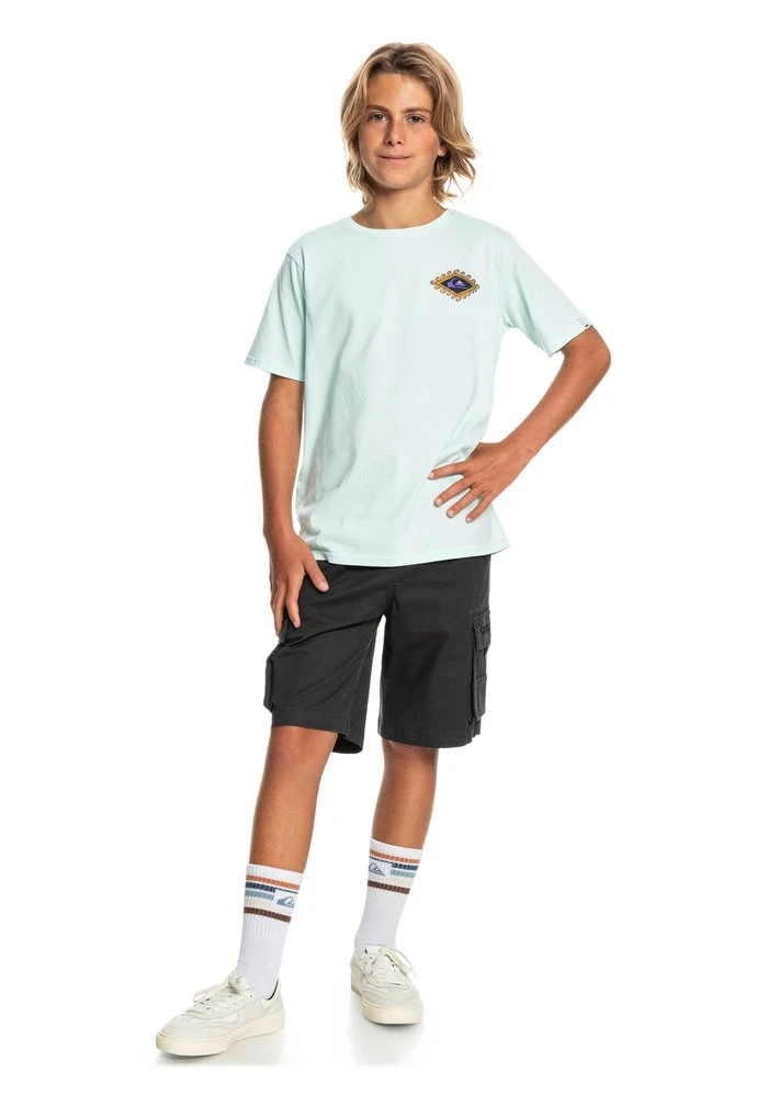 MYTHIC LIMITS MANCHES COURTES - T-shirt imprimé - blue glass Quiksilver MYTHIC LIMITS MANCHES COURTES - T-shirt Imprimé - Blue Glass -Quiksilver Soldes d2a0d017a908433e83ccfa9745fa344e
