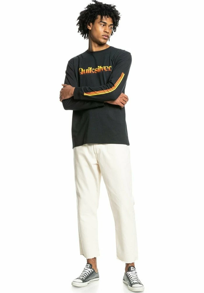 Quiksilver PRIMARY COLOURS - T-shirt à Manches Longues - Black 4 Quiksilver PRIMARY COLOURS - T-shirt à Manches Longues - Black – Image 2