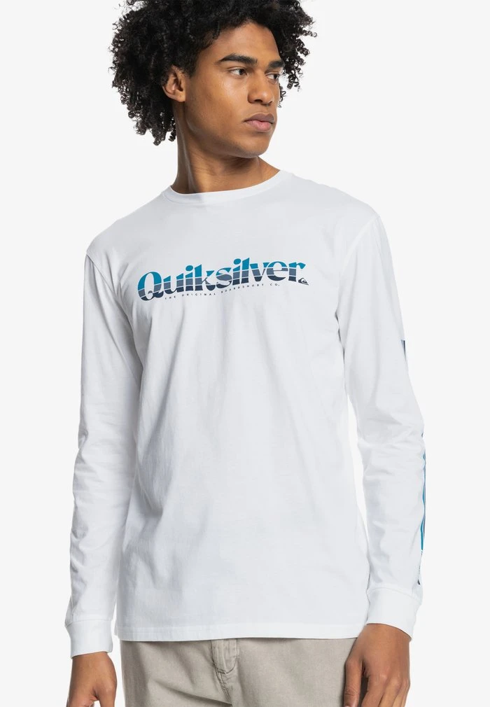 Quiksilver PRIMARY COLOURS - T-shirt à Manches Longues - White 3 Quiksilver PRIMARY COLOURS - T-shirt à Manches Longues - White