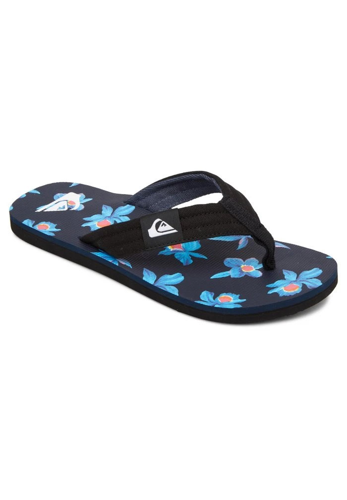 MOLOKAI LAYBACK - Tongs - black/blue/white Quiksilver MOLOKAI LAYBACK - Tongs - Black/blue/white -Quiksilver Soldes d4b14942faa74396b718ccb0d43ae981