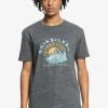 Quiksilver MOUNTAIN SIDE - T-shirt Imprimé - Charcoal Heather 1 Quiksilver MOUNTAIN SIDE - T-shirt Imprimé - Charcoal Heather -Quiksilver Soldes d4e0feeef7314096b4add79f2bb5252e
