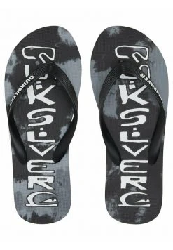 Quiksilver MOLOKAI ACID DROP - Tongs - Black -Quiksilver Soldes d56341d9c5b94934bdb6212b346aa1df