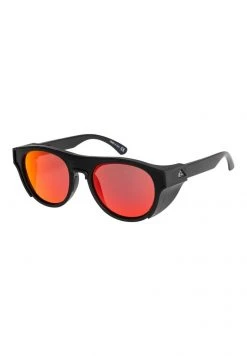 Quiksilver ELIMINATOR - Lunettes De Soleil - Matt Black/ml Red