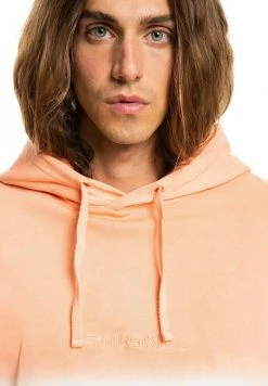 Quiksilver OMBRE DYE HOOD - Sweat à Capuche - Peach Pink Ombre Dye -Quiksilver Soldes d579598efca649ff87f600053db096f1