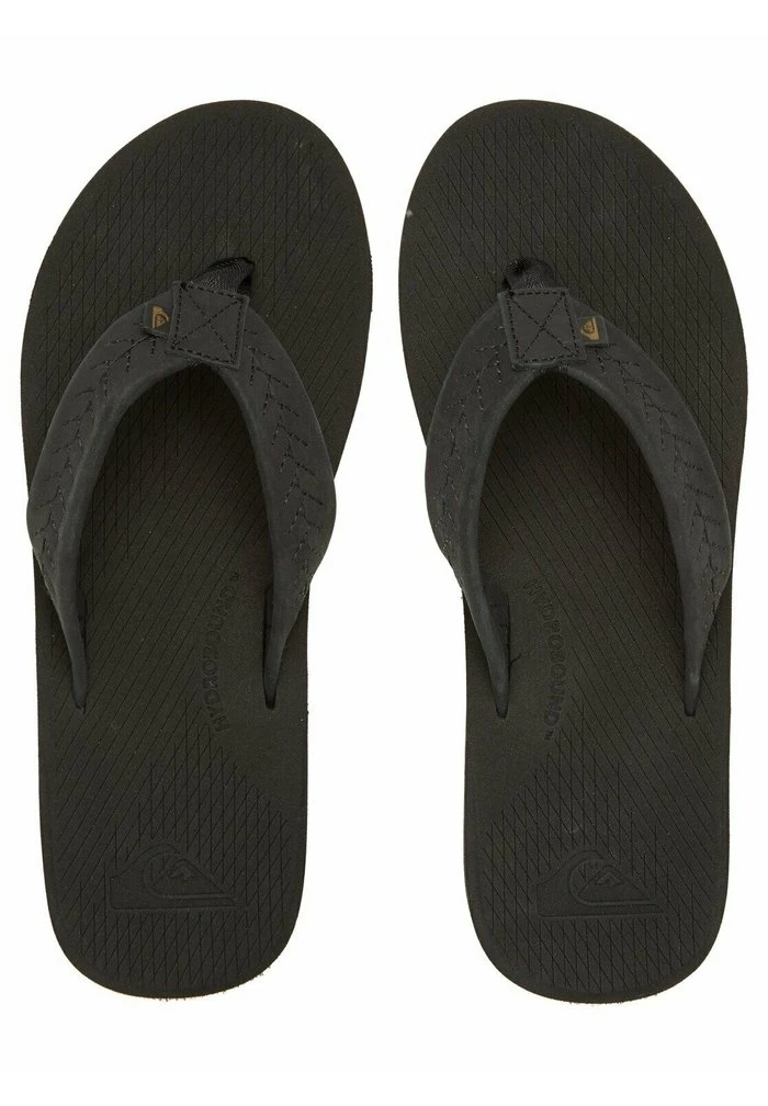 Quiksilver LEFT COASTA - Tongs - Black/black/brown 4 Quiksilver LEFT COASTA - Tongs - Black/black/brown – Image 2