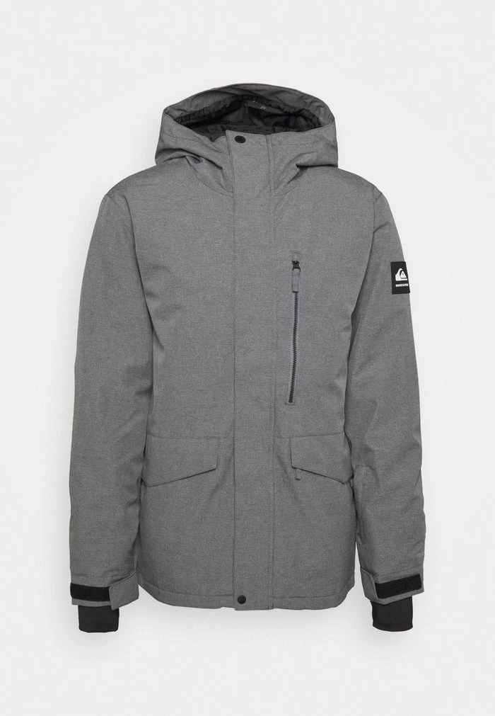 Quiksilver MISSION SOLID - Veste De Snowboard - Heather Grey 7 Quiksilver MISSION SOLID - Veste De Snowboard - Heather Grey – Image 5