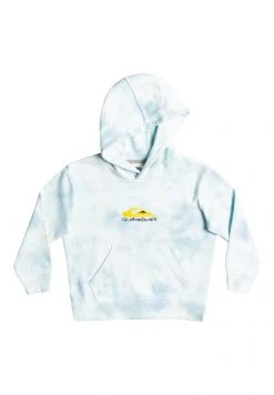 Quiksilver SLOW DIVE TIE DYE - Sweat à Capuche - Blue Tie Dye
