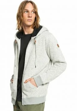 QUIKSILVER™ KELLER SHERPA - Sweat à Capuche - Light Grey Heather -Quiksilver Soldes dae078af54714db4bebb9b2a43d60309