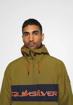 Quiksilver STEEZE - Veste De Snowboard - Military Olive -Quiksilver Soldes dae979ecacbe4717b1696153e629f5cb