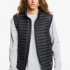 Quiksilver Veste Sans Manches - Black -Quiksilver Soldes dc35955445f048f0aaba402ffbfdb921