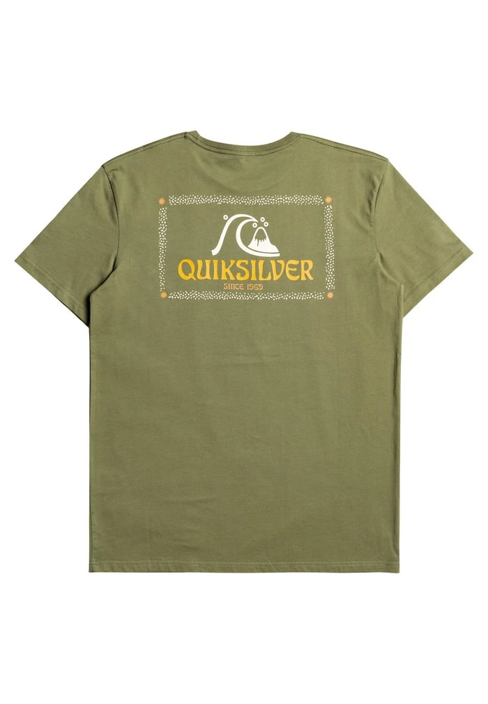 DREAM VOUCHER - T-shirt imprimé - green Quiksilver DREAM VOUCHER - T-shirt Imprimé - Green -Quiksilver Soldes dc4d93e273f14d61adce59e84ba780f9