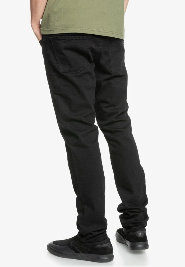 Jean droit - black black Quiksilver Jean Droit - Black Black -Quiksilver Soldes dd1f2c3b2cc54334b5f5c80a88bb0531