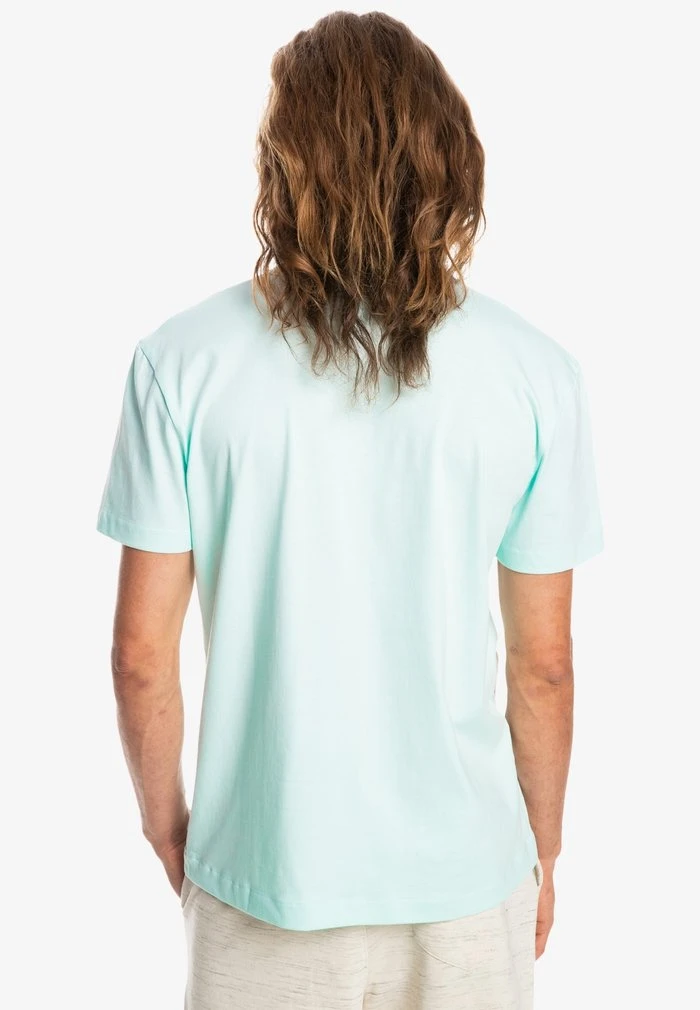 ESSENTIALS - T-shirt basique - blue glass Quiksilver ESSENTIALS - T-shirt Basique - Blue Glass -Quiksilver Soldes dd303aa67a5546f6883a7f0b91f88d90
