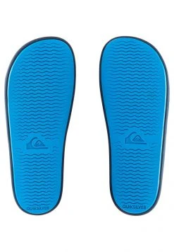 Quiksilver RIVI SLIDE ADJUST - Sandales De Bain - Blue/grey/blue -Quiksilver Soldes dd461418ecce48b5b168fb1cf4193222