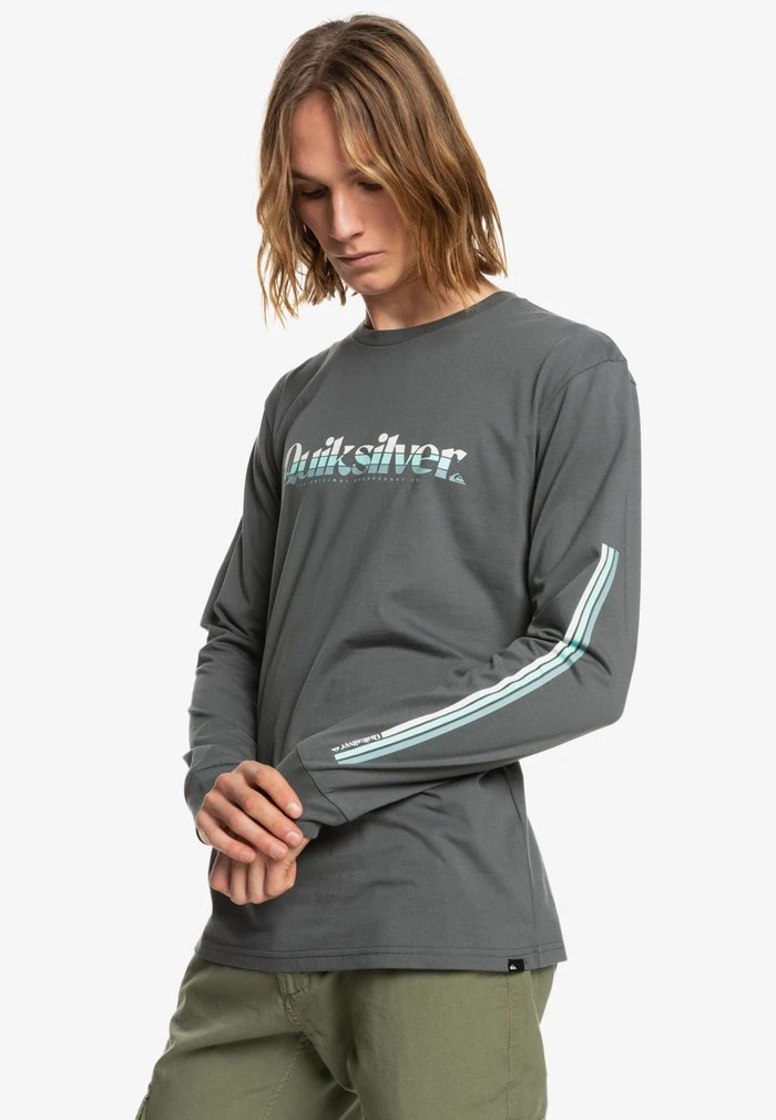 Quiksilver PRIMARY COLOURS - T-shirt à Manches Longues - Iron Gate 3 Quiksilver PRIMARY COLOURS - T-shirt à Manches Longues - Iron Gate