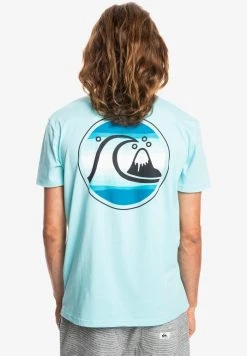 Quiksilver RESIN TINT - T-shirt Imprimé - Blue 4 Quiksilver RESIN TINT - T-shirt Imprimé - Blue -Quiksilver Soldes df4cbf94d34040899b30af5ff9ecdbba