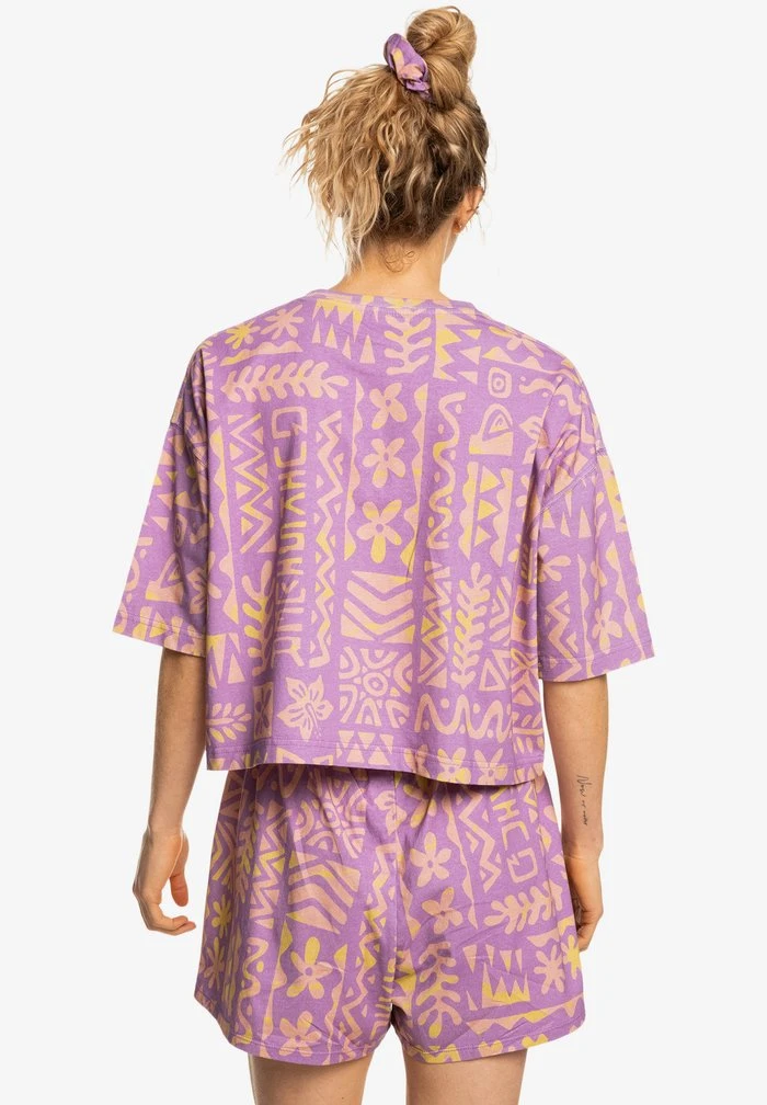 Quiksilver WAVE VIBES MANCHES COURTES POUR EQWK - T-shirt Imprimé - Orchid Flower Tropical Trip W 4 Quiksilver WAVE VIBES MANCHES COURTES POUR EQWK - T-shirt Imprimé - Orchid Flower Tropical Trip W – Image 2