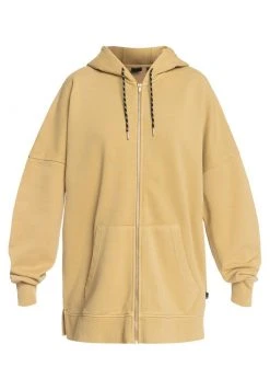 Quiksilver Sweat à Capuche Zippé - Beige -Quiksilver Soldes e076ec52347c475088dab4234be78573