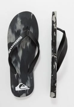 Quiksilver MOLOKAI - Tongs - Black/grey 9 Quiksilver MOLOKAI - Tongs - Black/grey -Quiksilver Soldes e0890805bc3f40a787fd1e334f8456ad