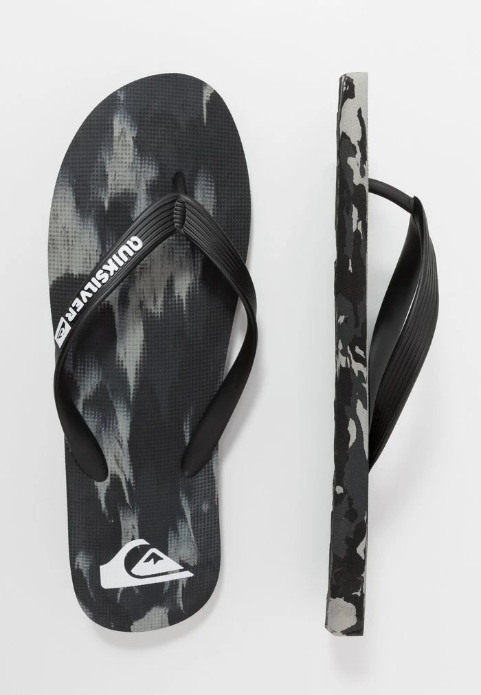 Quiksilver MOLOKAI - Tongs - Black/grey 4 Quiksilver MOLOKAI - Tongs - Black/grey – Image 2