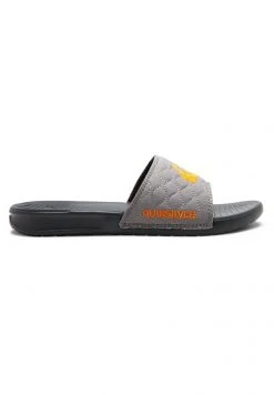Quiksilver BRIGHT COAST QUILTED - Mules - Grey/orange/grey