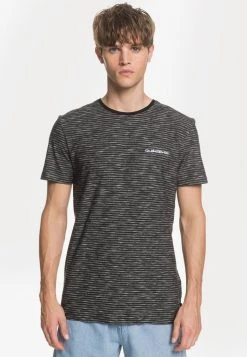 Quiksilver KENTIN - T-shirt Imprimé - Black City