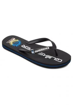 Quiksilver Chaussons - Black/blue/black -Quiksilver Soldes e22a950a116643828b71134152c149f2