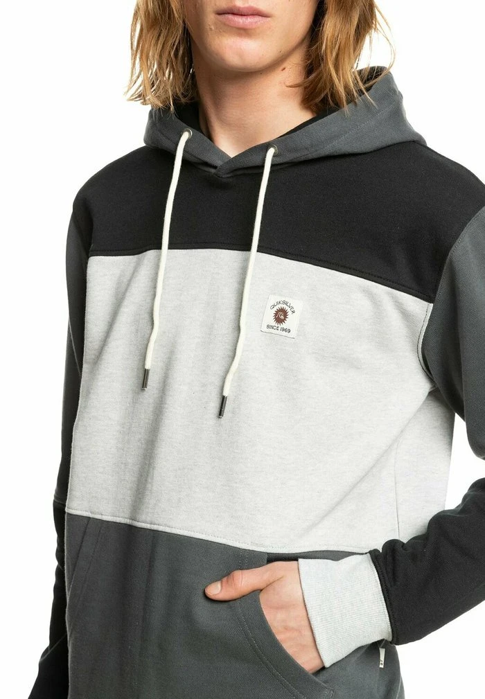 Quiksilver CHROMEBLOCK - Sweat à Capuche - Black/grey 7 Quiksilver CHROMEBLOCK - Sweat à Capuche - Black/grey – Image 5