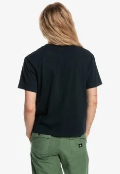 Quiksilver MANCHES COURTES - T-shirt Imprimé - Black -Quiksilver Soldes e31fa1351b944c22948a0aaac922e216