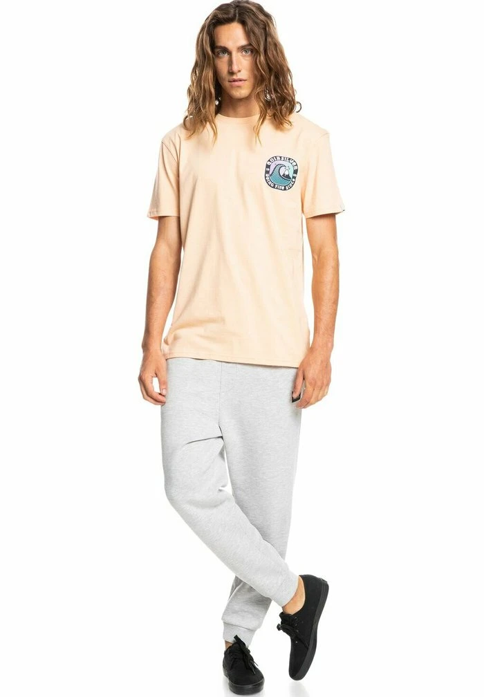 ANOTHER STORY - T-shirt imprimé - almond cream Quiksilver ANOTHER STORY - T-shirt Imprimé - Almond Cream -Quiksilver Soldes e326ac6b75314c499ea3b13cac6e11c2