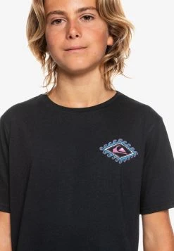 Quiksilver MYTHIC LIMITS MANCHES COURTES - T-shirt Imprimé - Black -Quiksilver Soldes e362bb6c237743a2b44aba73aae5e518