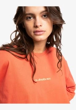 Quiksilver T-shirt à Manches Longues - Guava -Quiksilver Soldes e427536a2cef448ea6882979d581c57f