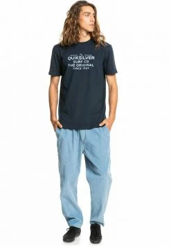 Quiksilver FEEDING LINE MANCHES COURTES - T-shirt Imprimé - Navy Blazer -Quiksilver Soldes e44d874aa21f4f1fb970cc239c7790d2