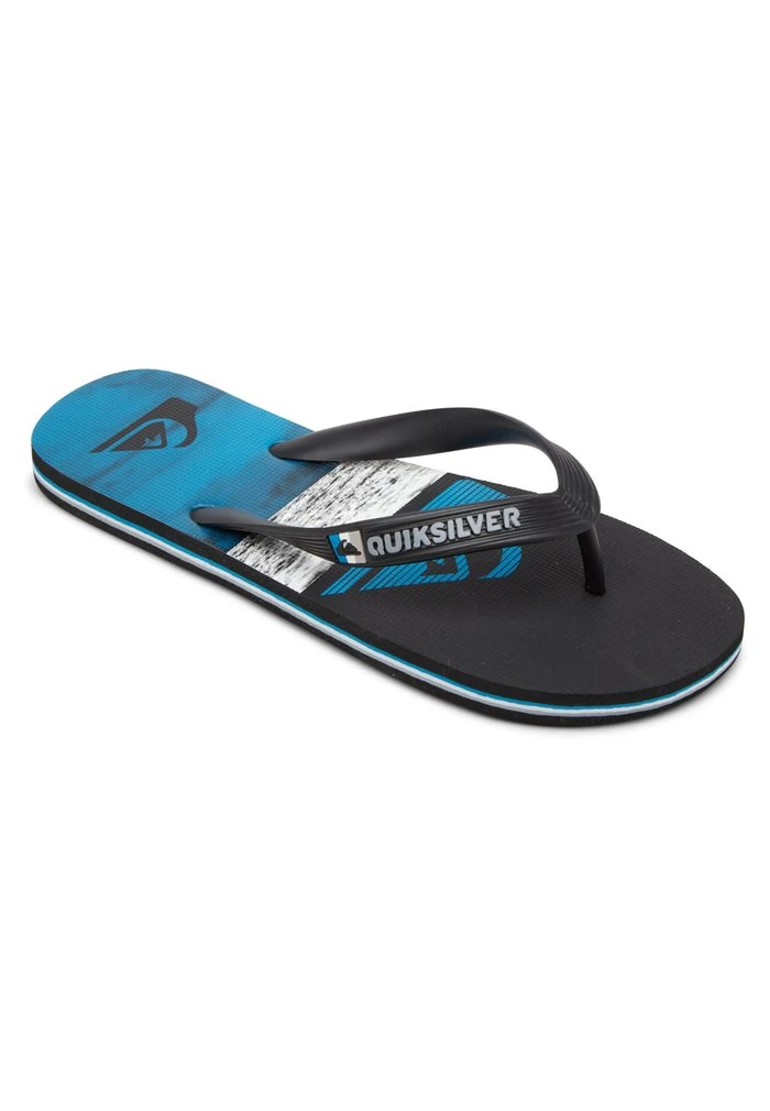 Quiksilver Tongs - Black/blue/black 4 Quiksilver Tongs - Black/blue/black – Image 2