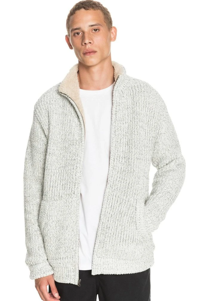 Quiksilver BOKETTO - Gilet - Light Grey Heather 6 Quiksilver BOKETTO - Gilet - Light Grey Heather â Image 4