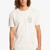 Quiksilver GONE WORDS MANCHES COURTES - T-shirt Basique - Antique White Heather 2 Quiksilver GONE WORDS MANCHES COURTES - T-shirt Basique - Antique White Heather -Quiksilver Soldes e4f010c98cd24f06b807be60217c9bfc