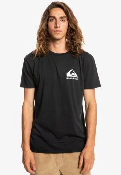 Quiksilver HOW ARE YOU FEELING - T-shirt Imprimé - Black