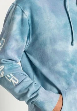Quiksilver NATURAL TIE DYE - Sweat à Capuche - Airy Blue Cloudy -Quiksilver Soldes e5561167b1424ee78ac8fced59dfab95