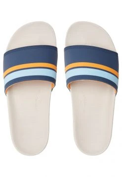 Quiksilver RIVI SLIDE - Sandales De Bain - Blue 3 Quiksilver RIVI SLIDE - Sandales De Bain - Blue -Quiksilver Soldes e57c562afb7448f1bd4436e375661582
