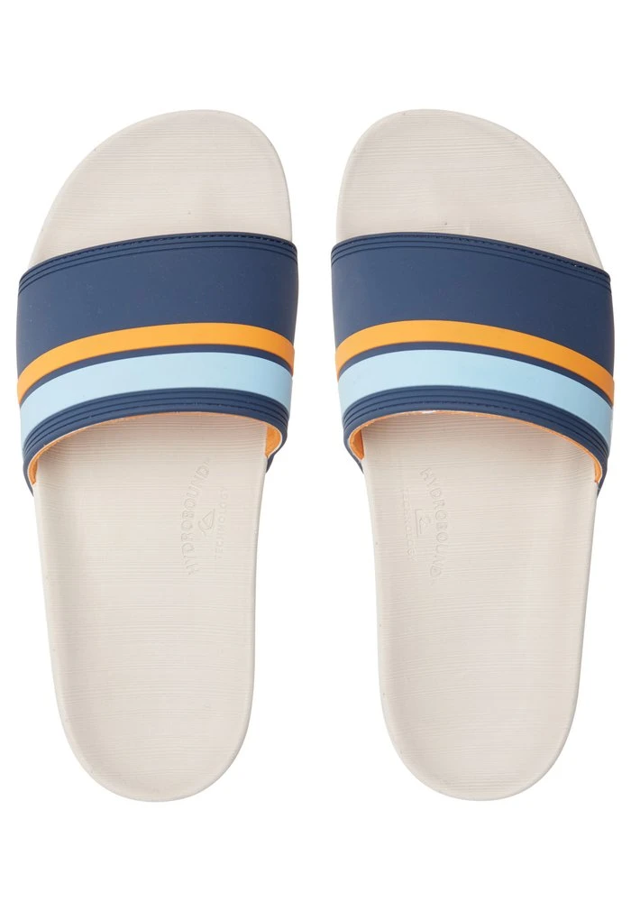 RIVI SLIDE - Sandales de bain - blue Quiksilver RIVI SLIDE - Sandales De Bain - Blue -Quiksilver Soldes e57c562afb7448f1bd4436e375661582