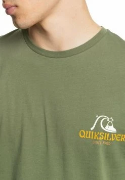 Quiksilver DREAM VOUCHER - T-shirt Imprimé - Green 4 Quiksilver DREAM VOUCHER - T-shirt Imprimé - Green -Quiksilver Soldes e58822e517164339bdd294006fdcd3e1