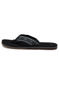 Quiksilver HILLCREST - Tongs - Black -Quiksilver Soldes e58a6ed3920f40529e3521bb4222bcfb