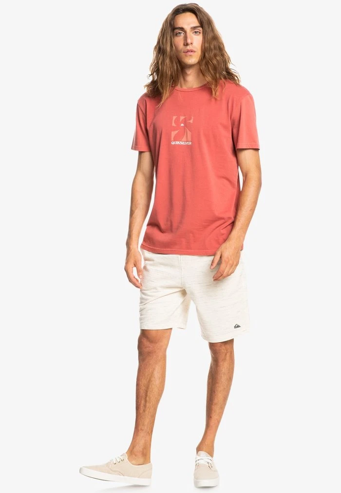 Quiksilver BIG ISLAND - T-shirt Imprimé - Burnt Ochre 4 Quiksilver BIG ISLAND - T-shirt Imprimé - Burnt Ochre – Image 2