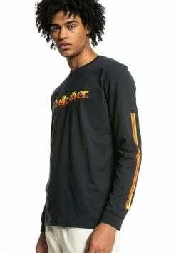 Quiksilver PRIMARY COLOURS - T-shirt à Manches Longues - Black 10 Quiksilver PRIMARY COLOURS - T-shirt à Manches Longues - Black -Quiksilver Soldes e8fba9b4fa53414a8dc180f9f3061c25