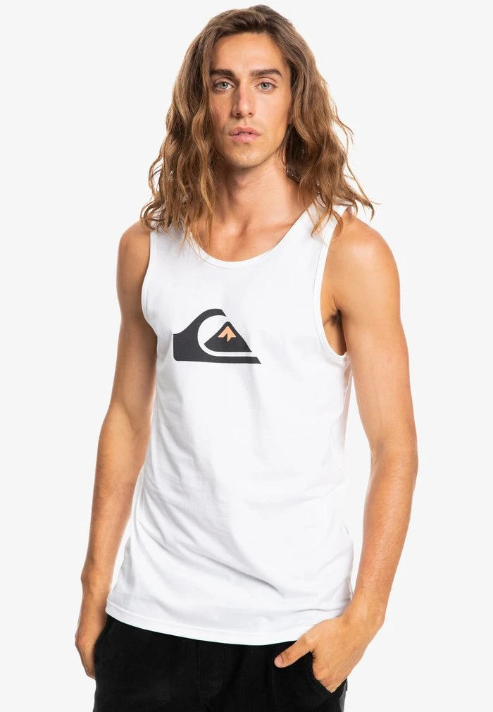 Quiksilver COMP LOGO - Débardeur - White 3 Quiksilver COMP LOGO - Débardeur - White