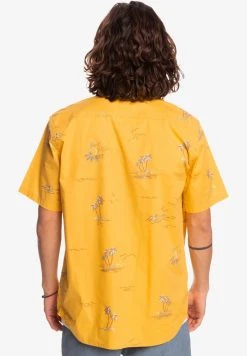 Quiksilver ISLAND TIME - Chemise - Ochre Island Time -Quiksilver Soldes e92049b454cb41aaa11e12637c90c472